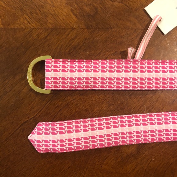 Vineyard Vines Accessories - Vineyard Vines Whaleline Stripe D Ring Belt L NWT